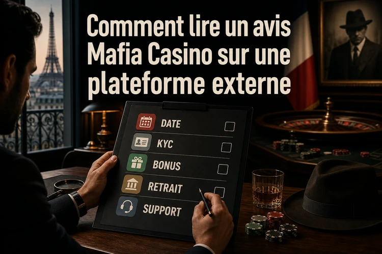 Comment lire un avis Mafia Casino sur une plateforme externe