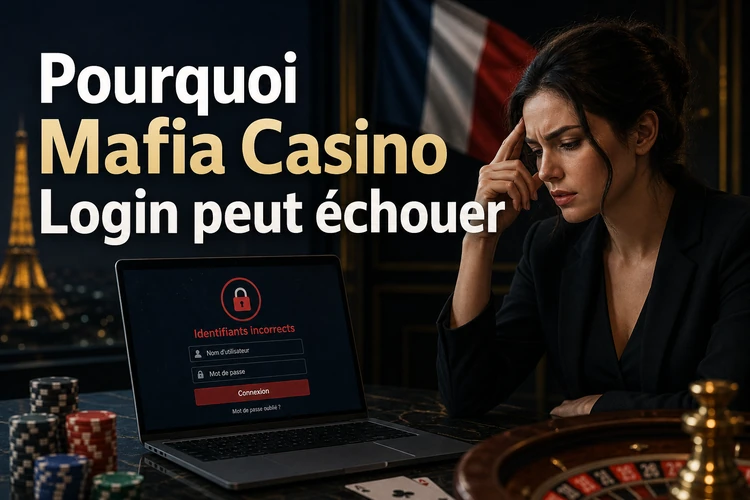 Pourquoi Mafia Casino Login peut échouer