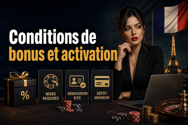 Conditions de bonus qui peuvent bloquer l’activation