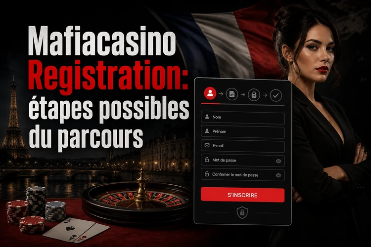 Mafiacasino Registration: étapes possibles du parcours