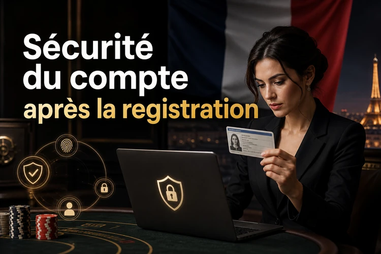 Sécurité du compte après la registration
